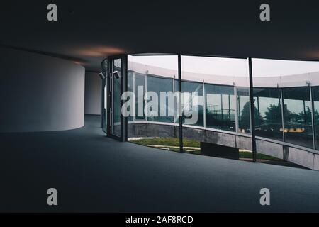 Lausanne, Waadt/Schweiz - 11 04 2013: Im Inneren des Rolex Learning Center Stockfoto