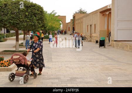 23. September 2019 - Buchara, Usbekistan: Die Gedenkstätte von BAHAUDDIN NAQSHBANDI (1318-1389) Stockfoto