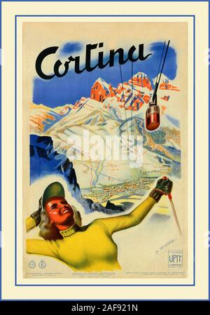 Vintage Travel Cortina Stockfoto