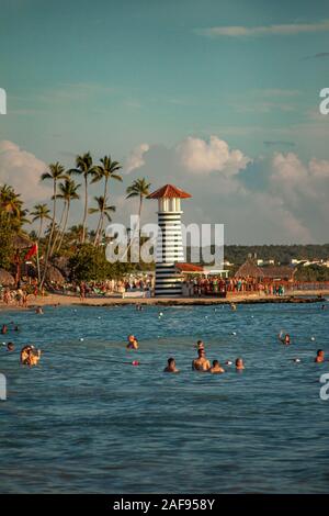 Leuchtturm auf der Dominicus Beach in Bayahibe 2 Stockfoto