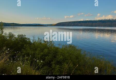 Panoramablick auf Dnister Stockfoto