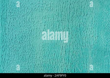 Wand mit alten blau lackiert Stockfoto