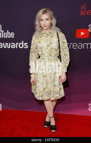 Beverly Hills, Ca, USA. 13. Dez 2019. BEVERLY HILLS, Ca - Dezember 13: Stacia Mar nimmt an der 9. jährlichen Streamy Awards im Beverly Hilton am Dezember 13, 2019 in Beverly Hills, Kalifornien. Foto: Absturz/imageSPACE/MediaPunch Credit: MediaPunch Inc/Alamy leben Nachrichten Stockfoto