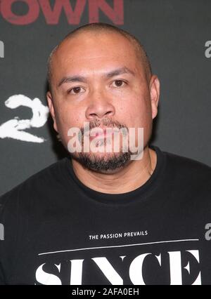 Hollywood, Ca. 13 Dez, 2019. Crispin Alapag, Mob Stadt Los Angeles Premiere auf der Los Angeles Film School in Hollywood, Kalifornien am 13. Dezember 2019. Credit: Faye Sadou/Medien Punch/Alamy leben Nachrichten Stockfoto
