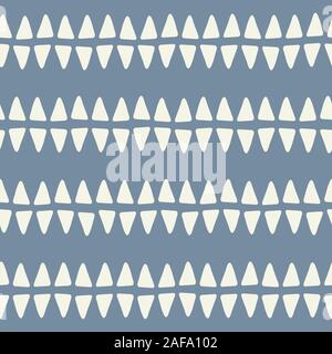 Vektor Dreieck nahtlose wiederholen Sie die geometrischen Muster in Grau und Weiß. Stock Vektor
