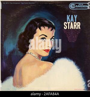 Kay Starr - Vintage Vinyl Album Cover Stockfoto