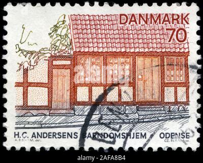 Hans Christian Andersens Geburtshaus, Odense Stockfoto