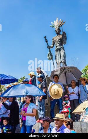 Mexiko Puebla Huejotzingo Karneval historische Nachstellung der Schlacht von 5. Mai 1862 Stockfoto