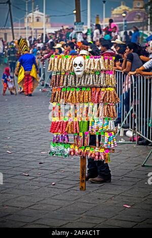 Mexiko Puebla Huejotzingo Karneval historische Nachstellung der Schlacht von 5. Mai 1862 Stockfoto