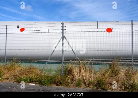 Siemens Gamesa wind turbine blades Great Yarmouth in Norfolk UK Stockfoto