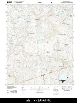 USGS TOPO Karte North Carolina NC-Kassierer 20110715 TM Wiederherstellung Stockfoto