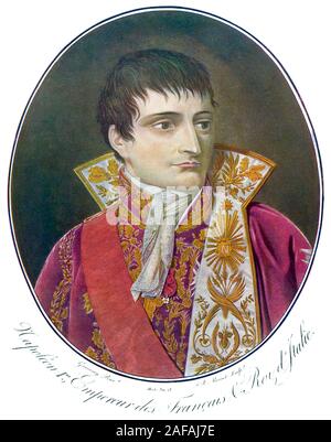 NAPOLEON (1769-1821), König von Frankreich und Italien Stockfoto