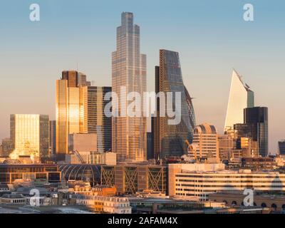 Europa, Großbritannien, England, London, Stadt 22 Bishopsgate Dezember Stockfoto