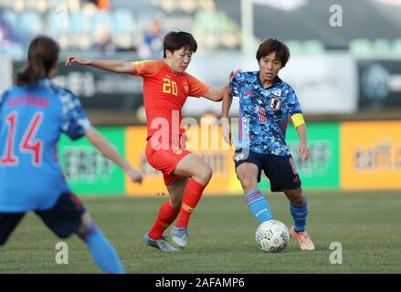 Mana Iwabuchi (JPN), 14. Dezember 2019. - Fußball: EAFF E-1 Fußball-Europameisterschaft der Frauen 2019 Final Korea Republik Übereinstimmung zwischen Chaina 0-3 Japan bei Busan Gudeok Stadion in Busan, Südkorea, Quelle: LBA/Alamy leben Nachrichten Stockfoto