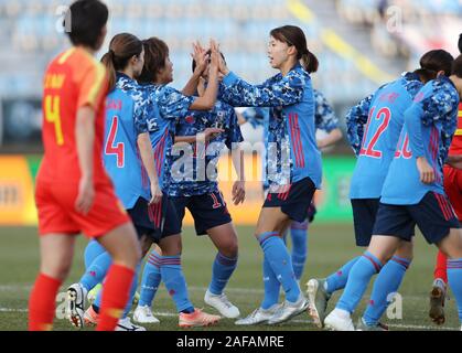 Mana Iwabuchi, Japan Team Group (JPN), 14. Dezember 2019. - Fußball: EAFF E-1 Fußball-Europameisterschaft der Frauen 2019 Final Korea Republik Übereinstimmung zwischen Chaina 0-3 Japan bei Busan Gudeok Stadion in Busan, Südkorea, Quelle: LBA/Alamy leben Nachrichten Stockfoto