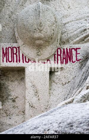 Kriegerdenkmal, Saint-Jean-de-Luz, Aquitanien, Frankreich Stockfoto