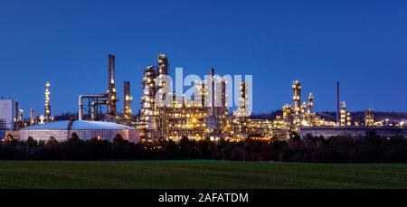 Total Raffinerie Mitteldeutschland GmbH im Chemiepark Leuna Stockfoto