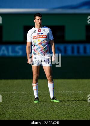 Treviso, Italien. 14. Dez, 2019. leonardo Sarto (Treviso) bei Benetton Treviso vs Lyon, Rugby Heineken Champions Cup in Treviso, Italien, 14. Dezember 2019 - LPS/Ettore Griffoni Credit: Ettore Griffoni/LPS/ZUMA Draht/Alamy leben Nachrichten Stockfoto
