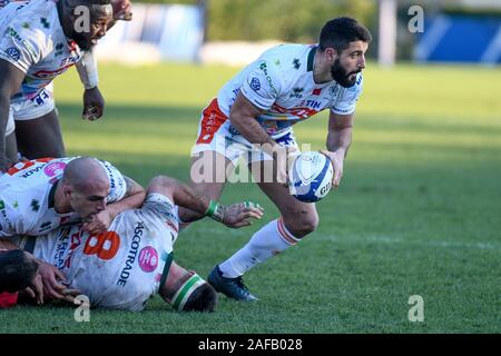 Treviso, Italien. 14 Dez, 2019. Tito tebaldi (Treviso) bei Benetton Treviso vs Lyon - Rugby Heineken Champions Cup - Kreditkarten: LPS/Ettore Griffoni/Alamy leben Nachrichten Stockfoto