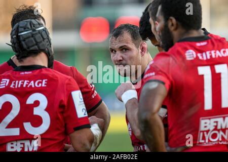 Treviso, Italien. 14 Dez, 2019. jeremie maurouard (Lyon) bei Benetton Treviso vs Lyon - Rugby Heineken Champions Cup - Kreditkarten: LPS/Ettore Griffoni/Alamy leben Nachrichten Stockfoto
