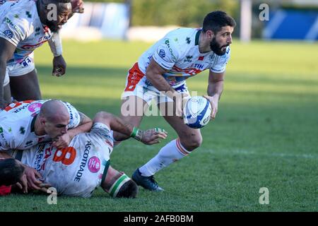 Treviso, Italien. 14 Dez, 2019. Tito tebaldi (Treviso) bei Benetton Treviso vs Lyon, Rugby Heineken Champions Cup in Treviso, Italien, 14. Dezember 2019 - LPS/Ettore Griffoni Credit: Ettore Griffoni/LPS/ZUMA Draht/Alamy leben Nachrichten Stockfoto