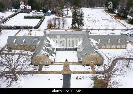 FDR Franklin D Roosevelt Presidential Library und Museum, Hyde Park, NY, USA Stockfoto