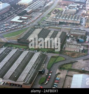 1982 Luftaufnahmen von Leeds, West Yorkshire, Nordengland, Großbritannien Stockfoto