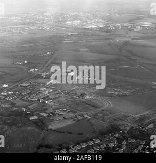 1982 Luftaufnahmen von Leeds, West Yorkshire, Nordengland, Großbritannien Stockfoto