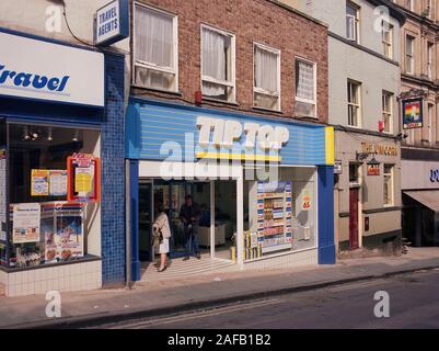 Die Marktgemeinde Skipton, 1987, North Yorkshire, Nordengland, Großbritannien Stockfoto