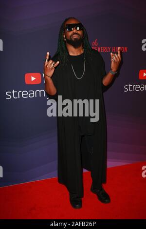 Beverly Hills, CA., USA. 13 Dez, 2019. DSharp auf der 9. jährlichen Streamy Awards im Beverly Hilton Hotel in Beverly Hills, Kalifornien am 13. Dezember 2019. Credit: Tony Forte/Medien Punch/Alamy leben Nachrichten Stockfoto