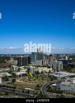 Moderne Architektur in den Stadtteil Southbank, Melbourne, Victoria, Australien Stockfoto