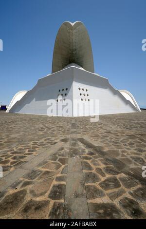 Auditorio de Tenerife, Architekt Santiago Calatrava, Santa Cruz de Tenerife, Teneriffa, Kanarische Inseln, Spanien Stockfoto