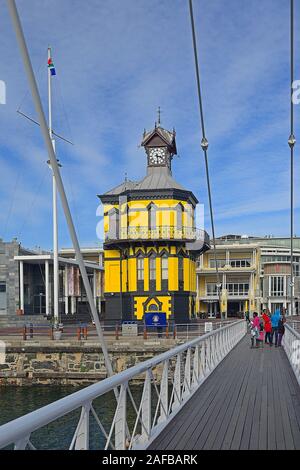 Clock Tower, Victoria und Alfred Waterfront, touristisches Zentrum, Kapstadt, West Kap, Western Cape, Suedafrika, Afrika Stockfoto