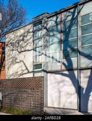 Glas Haus im Lincoln Park Nachbarschaft, entworfen von Krueck & Sexton Stockfoto