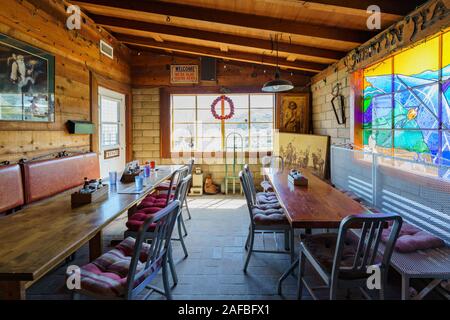 Kalifornien, Mar 12: Innenansicht des Lookout Roadhouse Restaurant am 12.März 2017 in Kalifornien Stockfoto