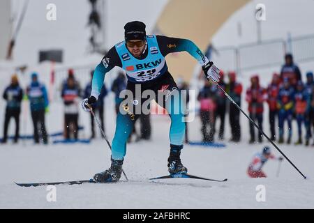 Davos, Schweiz, 14. Dezember 2019. Gros Baptiste Fra bei der Sprint Qualifikation bin FIS Langlauf Weltcup Davos Nordic 2019 in Davos. Stockfoto