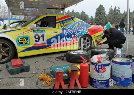 Drift Meisterschaft in Teheran Stockfoto