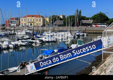 Doca do Bom Sucesso, Belem, Lissabon, Portugal Stockfoto