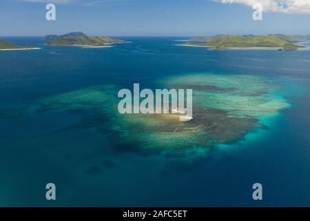 Eine kleine Insel an der westlichen Küste in Busuanga, Coron, Philippinen Stockfoto