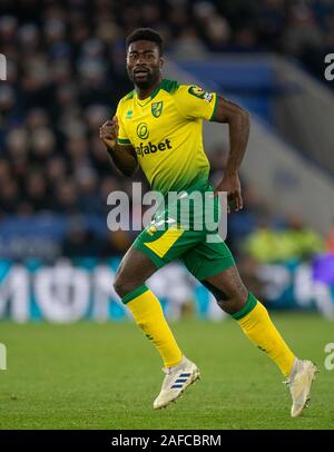 Leicester, Großbritannien. 14 Dez, 2019. Alexander Tettey von Norwich City während der Premier League Match zwischen Leicester City und Norwich City für die King Power Stadion, Leicester, England am 14. Dezember 2019. Foto von Andy Rowland. Credit: PRiME Media Images/Alamy leben Nachrichten Stockfoto