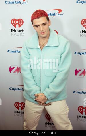 New York City, USA. 13 Dez, 2019. Lauv auf dem Roten Teppich an der Z 100 FM iHeartRadio Jingle Ball präsentiert von Capital One in New York Credit: Das Foto Access/Alamy leben Nachrichten Stockfoto