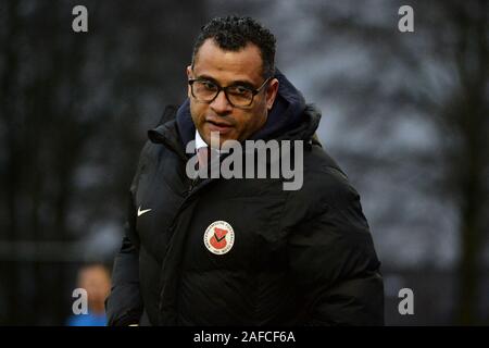 14-12-2019: Fußball: TEC v-AFC: Tiel Ulrich Landvreugd der AFC Tweede Divisie 2019/2020 Stockfoto