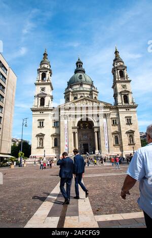 St. Stephans Kathedrale in Budapest, Ungarn. Budapest hat es hat 2 spektakulären Kathedralen-St Stephan in Pest und St. Matthias in Buda. Stockfoto