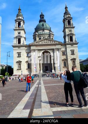 St. Stephans Kathedrale in Budapest, Ungarn. Budapest hat es hat 2 spektakulären Kathedralen-St Stephan in Pest und St. Matthias in Buda. Stockfoto