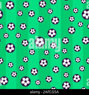 Soccer seamless pattern. Stock Vektor