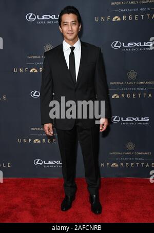 14. Dezember 2019 - Beverly Hills, Kalifornien - Yun Lee. Unforgetttable Gala 2019 im Beverly Hilton Hotel statt. Photo Credit: Birdie Thompson/AdMedia/MediaPunch Stockfoto