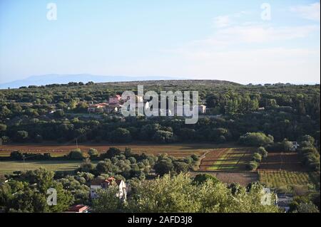 Saint Andrew's Kloster in Travliata Kefalonia, Griechenland Stockfoto