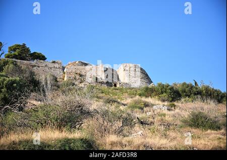 Saint George Schloss in Travliata Kefalonia, Griechenland Stockfoto