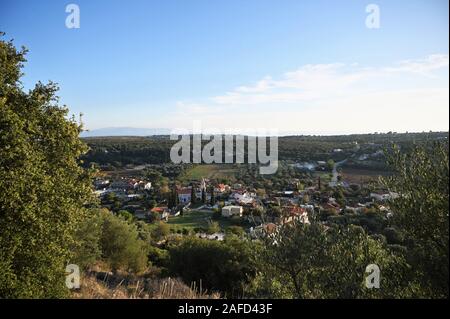 Travliata Dorf in Kefalonia, Griechenland Stockfoto