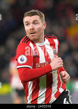 SHEFFIELD, England. Am 21. Oktober John Fleck (Sheffield United) nach dem Scoring der 2. Ziel während der Englischen Premier League Match zwischen Sheffield United Stockfoto
